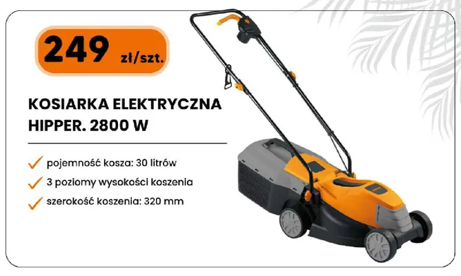 Kosiarka elektryczna Hipper promocja w HIPPER.pl