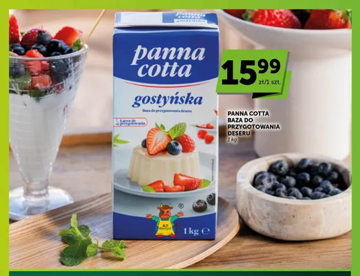 Panna Cotta baza do przygotowania deseru Gostyńska promocja w ABC