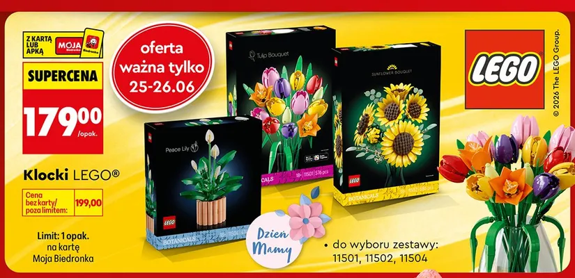 Klocki LEGO promocja w Biedronka