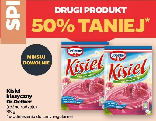 Kisiel klasyczny, różne rodzaje DRUGI -50% promocja w Netto