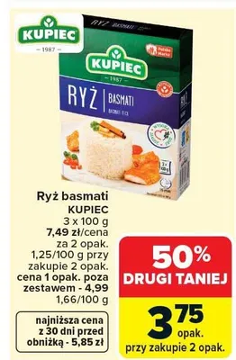 Ryż basmati promocja w Carrefour Market