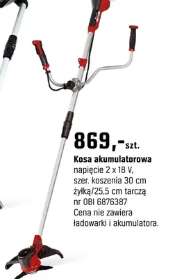 Kosa akumulatorowa promocja w OBI