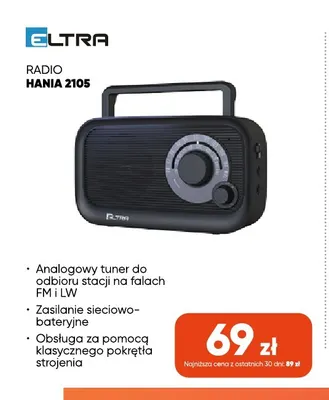 Radio Hania 2105 Eltra promocja w Max Elektro