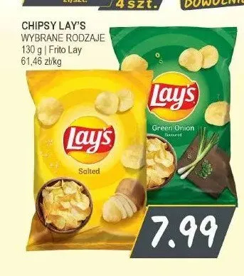 Chipsy Lay's Green Onion promocja w Słoneczko