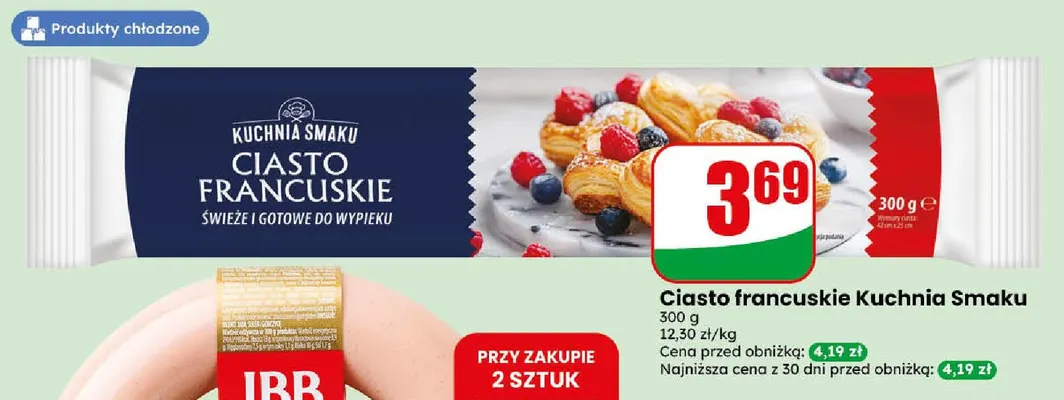 Ciasto francuskie Kuchnia Smaku promocja w Dino