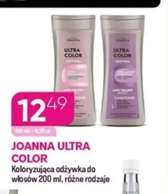 Koloryzująca odżywka do włosów Joanna Ultra Color promocja w Drogerie Koliber