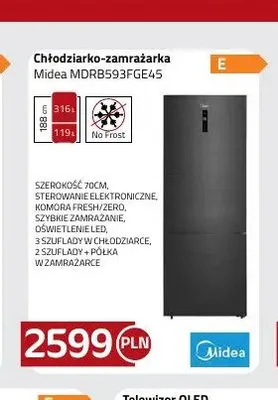 Chłodziarko-zamrażarka Midea MDRB593FGE45 promocja w kakto.pl