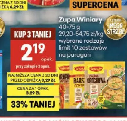 Zupa Winiary promocja w Delikatesy Centrum