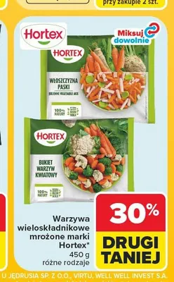 Włoszczyzna paski Hortex promocja w Carrefour
