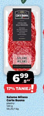 Salame Milano Corte Buona promocja w Netto