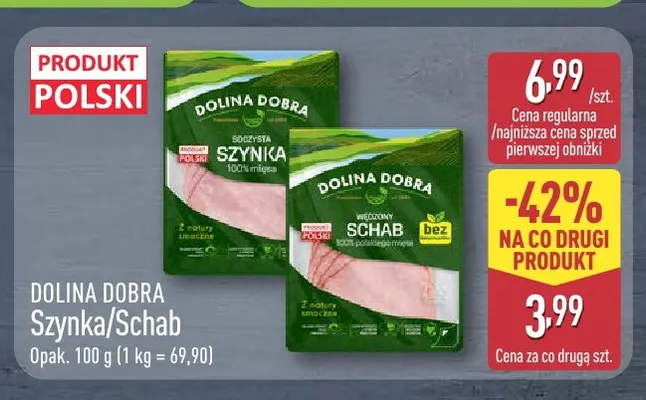 Szynka Dolina Dobra promocja w Aldi