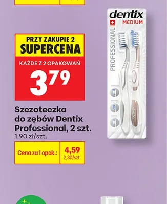 Szczoteczka do zębów Dentix Professional promocja w Biedronka