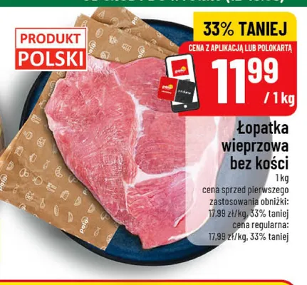 Łopatka wieprzowa bez kości promocja w POLOmarket