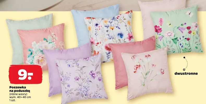 Poszewka na poduszkę promocja w Netto