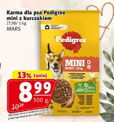 Karma dla psa Pedigree mini z kurczakiem promocja w Prim Market