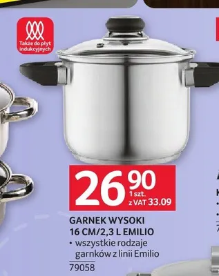 Garnek wysoki Emilio promocja w Selgros