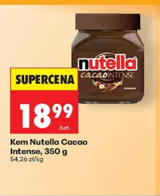 Krem Nutella Cacao Intense promocja w Biedronka
