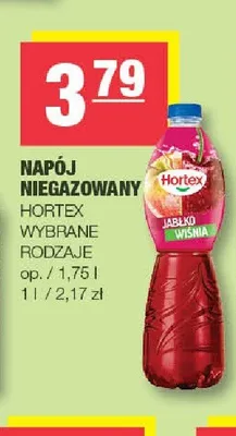 Napój niegazowany Hortex jabłko-wiśnia promocja w SPAR