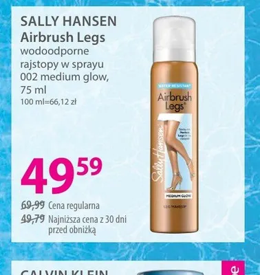 Wodoodporne rajstopy w sprayu 002 medium glow SALLY HANSEN Airbrush Legs promocja w Hebe