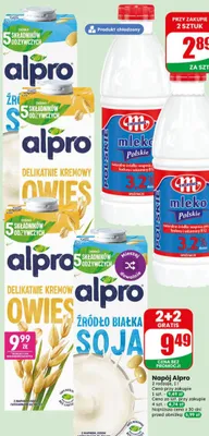 Napój Alpro sojowy źródło białka promocja w Dino