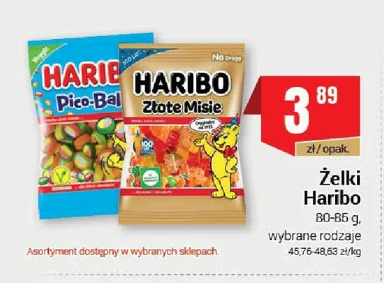 Żelki Haribo Złote Misie promocja w Premium Nasz Sklep