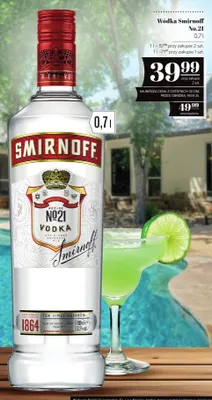 Wódka Smirnoff No.21 promocja w POLOmarket