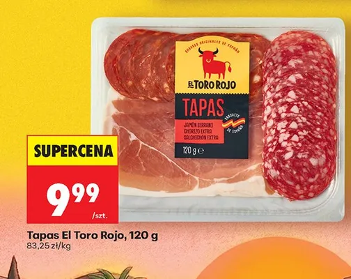 Tapas wędliny suszone promocja w Biedronka