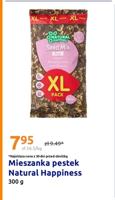 Mieszanka pestek Natural Happiness promocja w Action