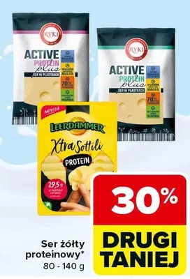 Ser żółty proteinowy promocja w Carrefour Market