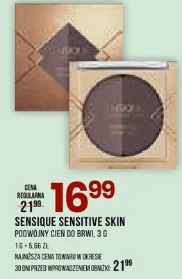 Podwójny cień do brwi, 3g promocja w Drogerie Natura