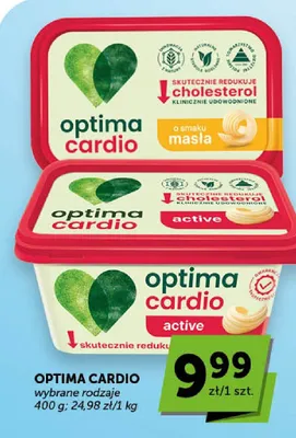 Margaryna Optima Cardio o smaku masła promocja w Groszek