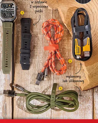 Przewód do smartfona USB-C/USB-C Wild Trek promocja w Biedronka