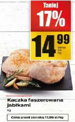 Kaczka faszerowana jabłkami promocja w Supeco