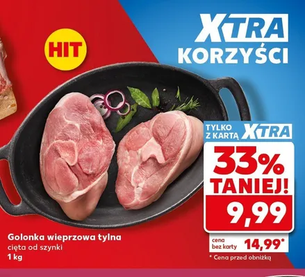Golonka wieprzowa tylna cięta od szynki promocja w Kaufland