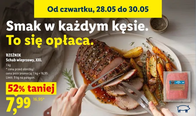 Schab wieprzowy XXL Rzeźnik promocja w Lidl