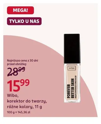 Korektor do twarzy Wibo promocja w Rossmann