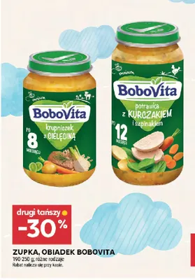 Zupka BoboVita krupniczek z cielęciną po 8 miesiącu promocja w Stokrotka