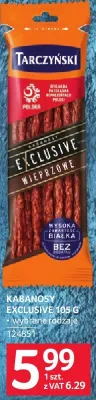 Kabanosy exclusive Tarczyński promocja w Selgros