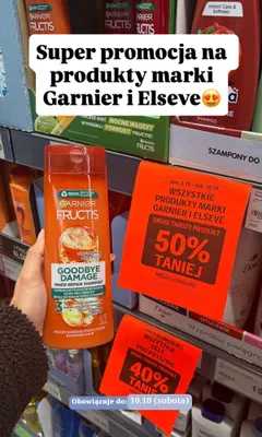 Szampon do włosów Garnier Fructis Goodbye Damage promocja w Aldi