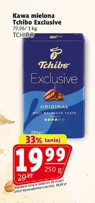 Kawa mielona Tchibo Exclusive promocja w Prim Market