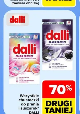 Chusteczki do prania Black Protect Dalli promocja w Carrefour Market
