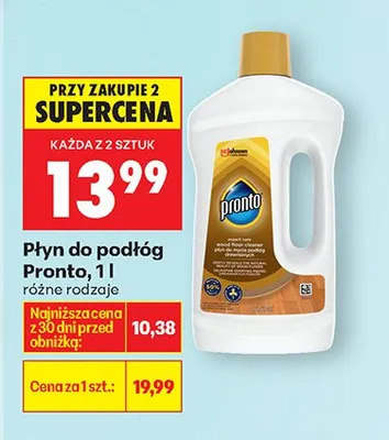 Płyn do podłóg, różne rodzaje promocja w Biedronka