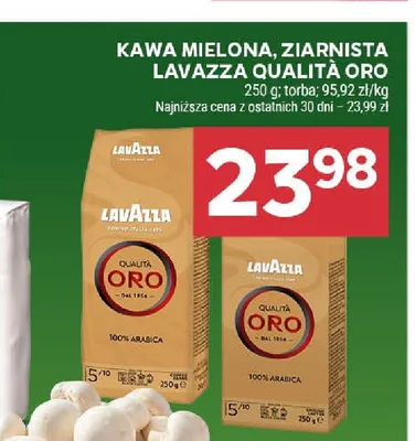 Kawa ziarnista Lavazza Qualità Oro promocja w Stokrotka