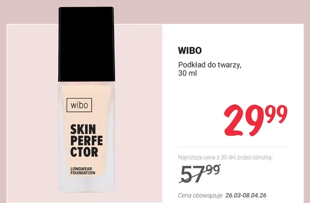 Podkład do twarzy promocja w Rossmann