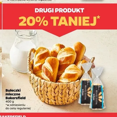 Bułeczki mleczne Bakersfield promocja w Netto