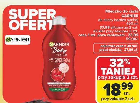 Mleczko do ciała do skóry bardzo suchej promocja w Carrefour