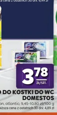 Wkład do kostki do WC Domestos promocja w Stokrotka