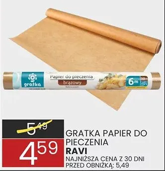 Papier do pieczenia brązowy promocja w Wafelek