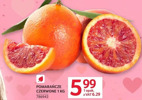 Pomarańcze czerwone 1 kg promocja w Selgros