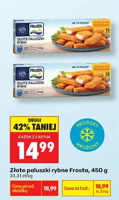 Złote paluszki rybne promocja w Biedronka